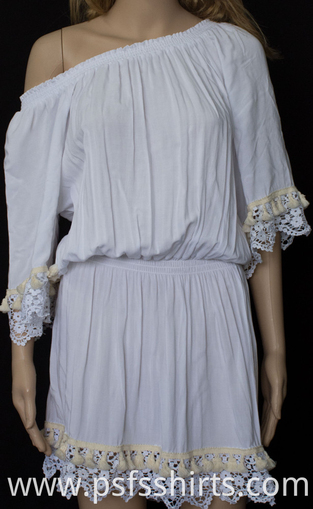 Campanula Skirt with Lace Sleeve